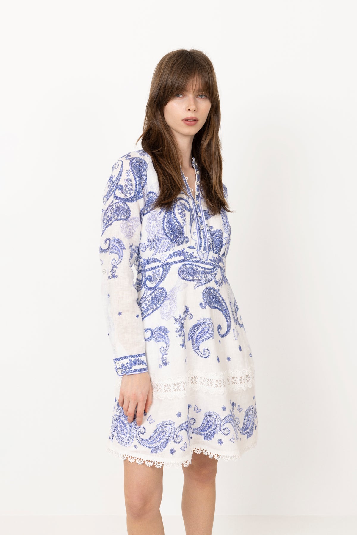 Eilish Short Dress - Blå