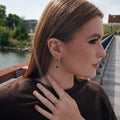Hollie Hoop Earrings 13mm - Gold