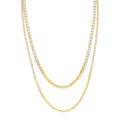 Melina Crystal Necklace - Guld