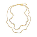 Melina Crystal Necklace - Guld