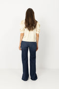 Roella Heavy Sateen Blouse - Light Yellow