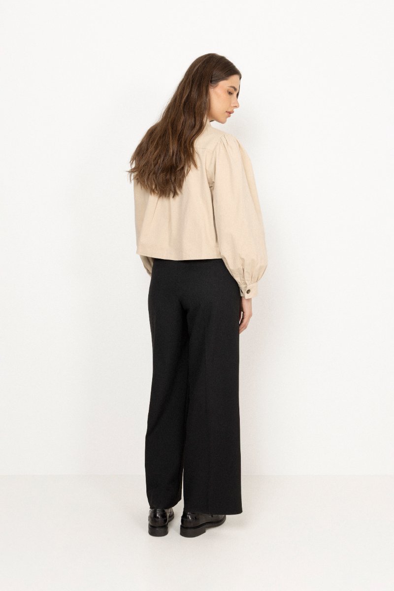 Thale Short A-Shape Jacket - Light Beige