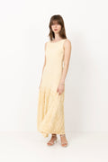 Selmaiw Fest Long Dress - Chamomile