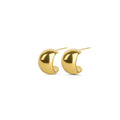 Selena Chunky Stud Earrings - Guld