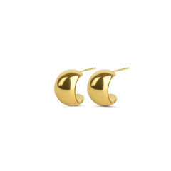 Selena Chunky Stud Earrings - Gold