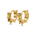 Elda Spike Hoop Earrings - Guld