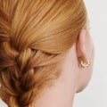 Elda Spike Hoop Earrings - Guld