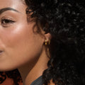 Elda Spike Hoop Earrings - Guld
