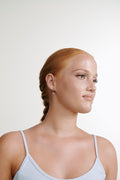 Oline Crystal Hoop Earrings - Guld