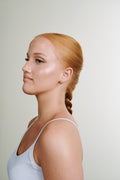 Oline Crystal Hoop Earrings - Guld