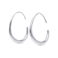 Vilhelmina Adjustable Hoop Earrings - Silver