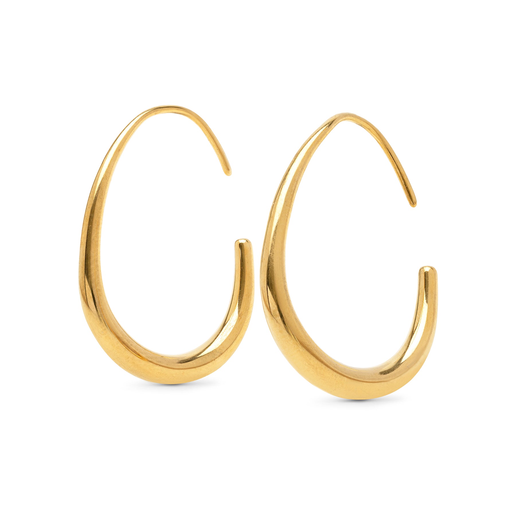 Vilhelmina Adjustable Hoop Earrings - Guld