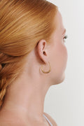 Vilhelmina Adjustable Hoop Earrings - Guld