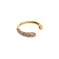 Tolouse Open Crystal Ring - Guld