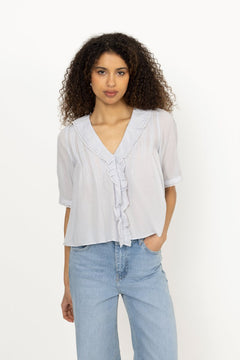 Elliot Shortsleeve - Dusty Blue