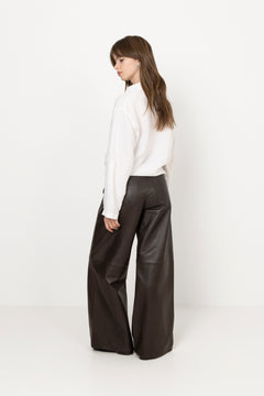 Pia - Linen Shirt - White