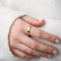 Emelyn Crystal Ring - Guld