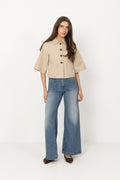 Rosemma Trench Mini Jacket - Beige