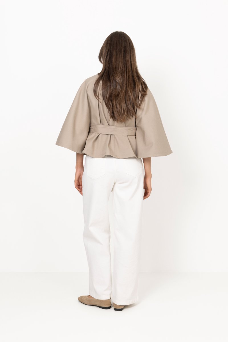 Zanna Trench Cape - Sand