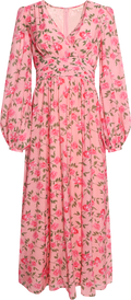 Viscose V-Neck Dress - Elora
