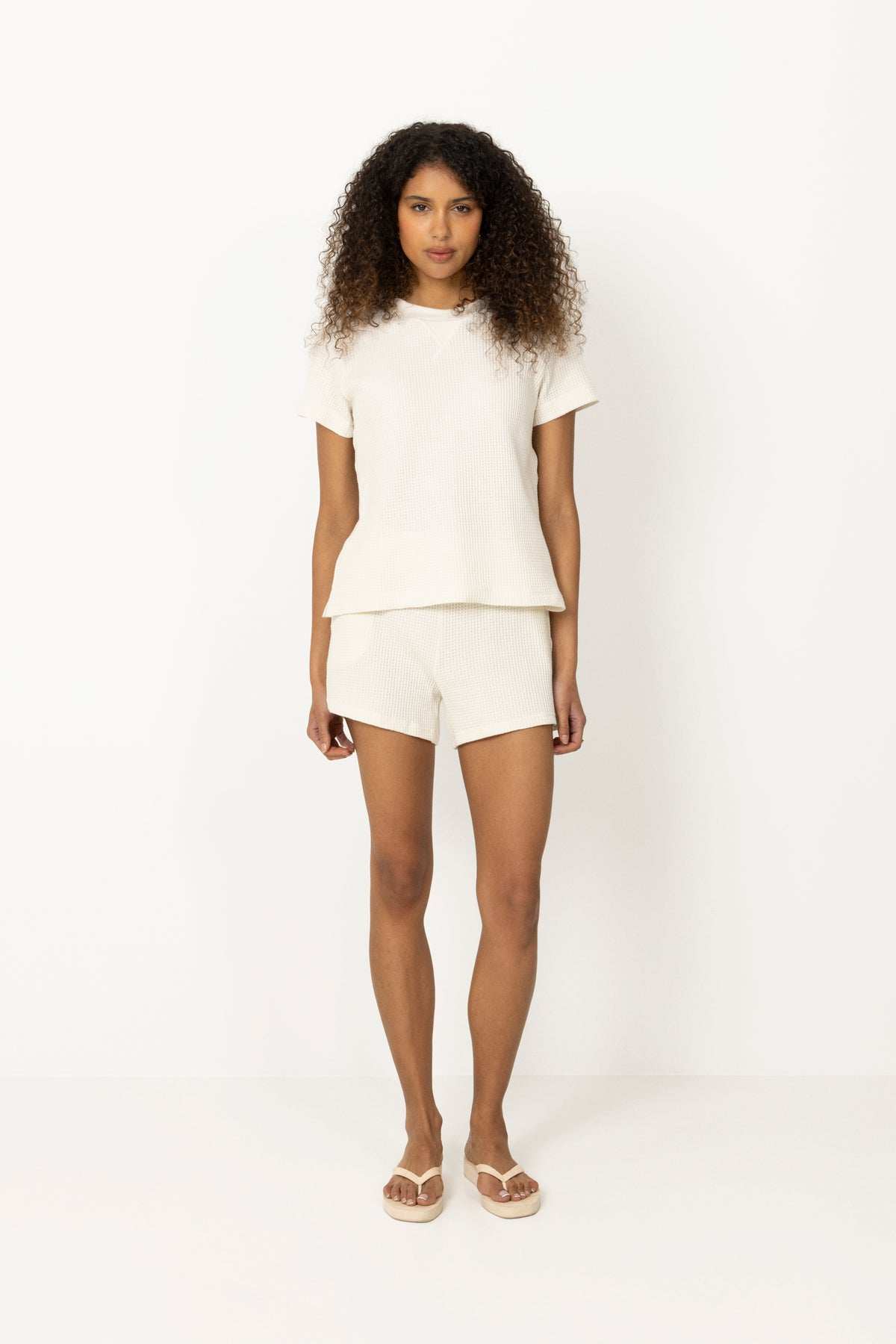 Waffle Tee - Off White