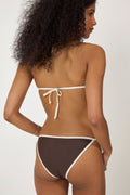 Contrast Bel Bikinitopp - Hot Fudge Brown