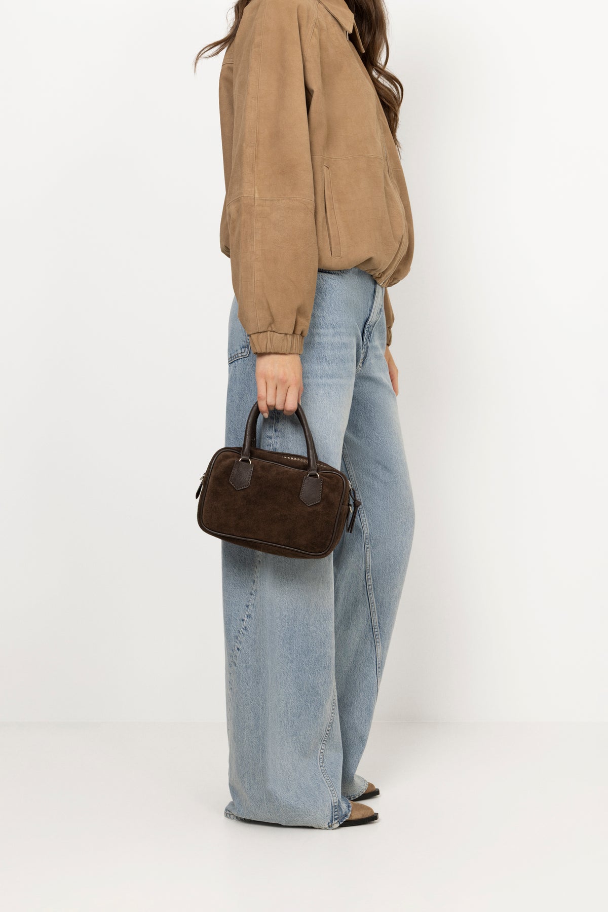 Suede Bree Bag - Chocolate Torte