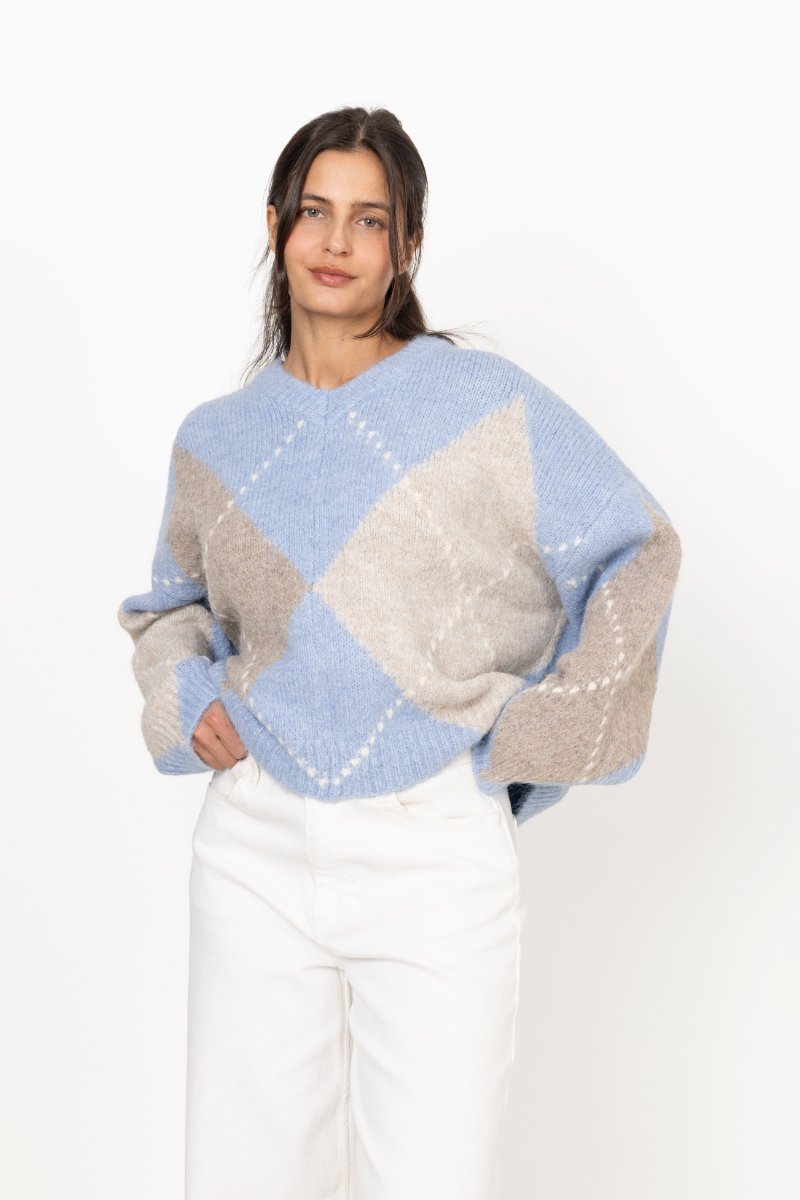Lai Knit - Sky Blue Mix