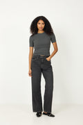 Saalexo T-Shirt - Dark Grey Mel.