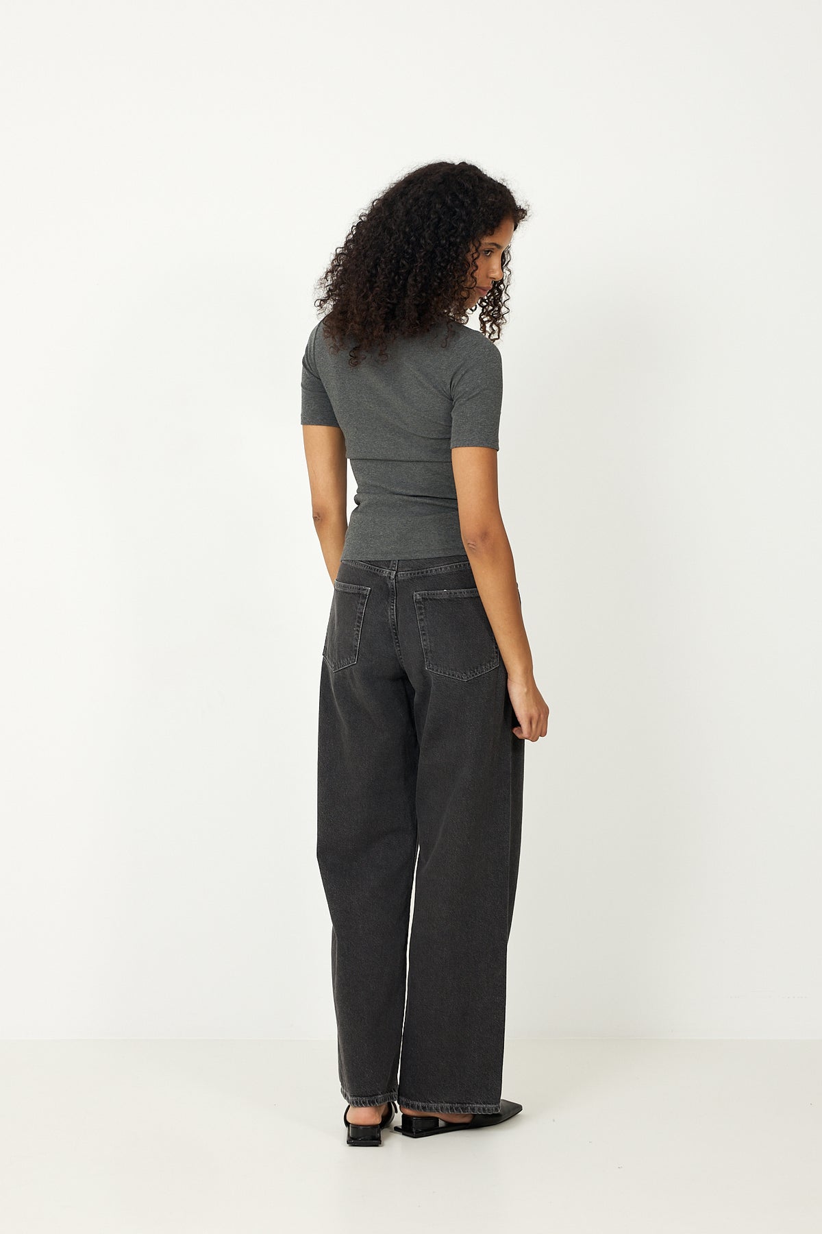Saalexo T-Shirt - Dark Grey Mel.