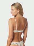 Calla Dot Mesh Bra - Ivory