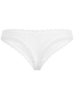 Nivia Pointelle String - Off White