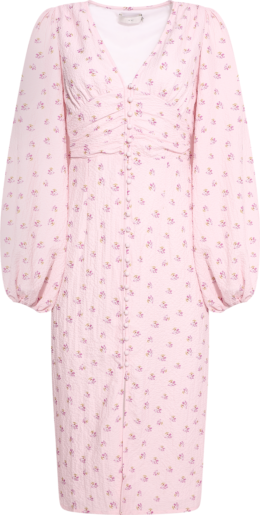Adaic Long Dress - Pink