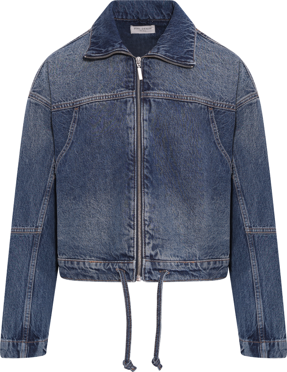 James Denim Jacket - Washed Dark Blue