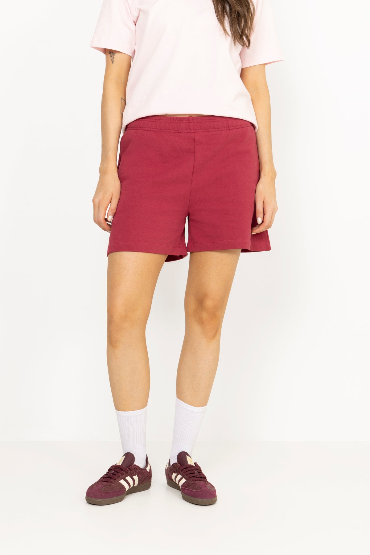 Maggy Sweatshorts - Berry