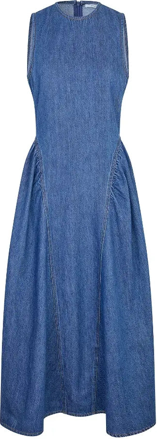 Lukana Denim Dress - Blue Denim