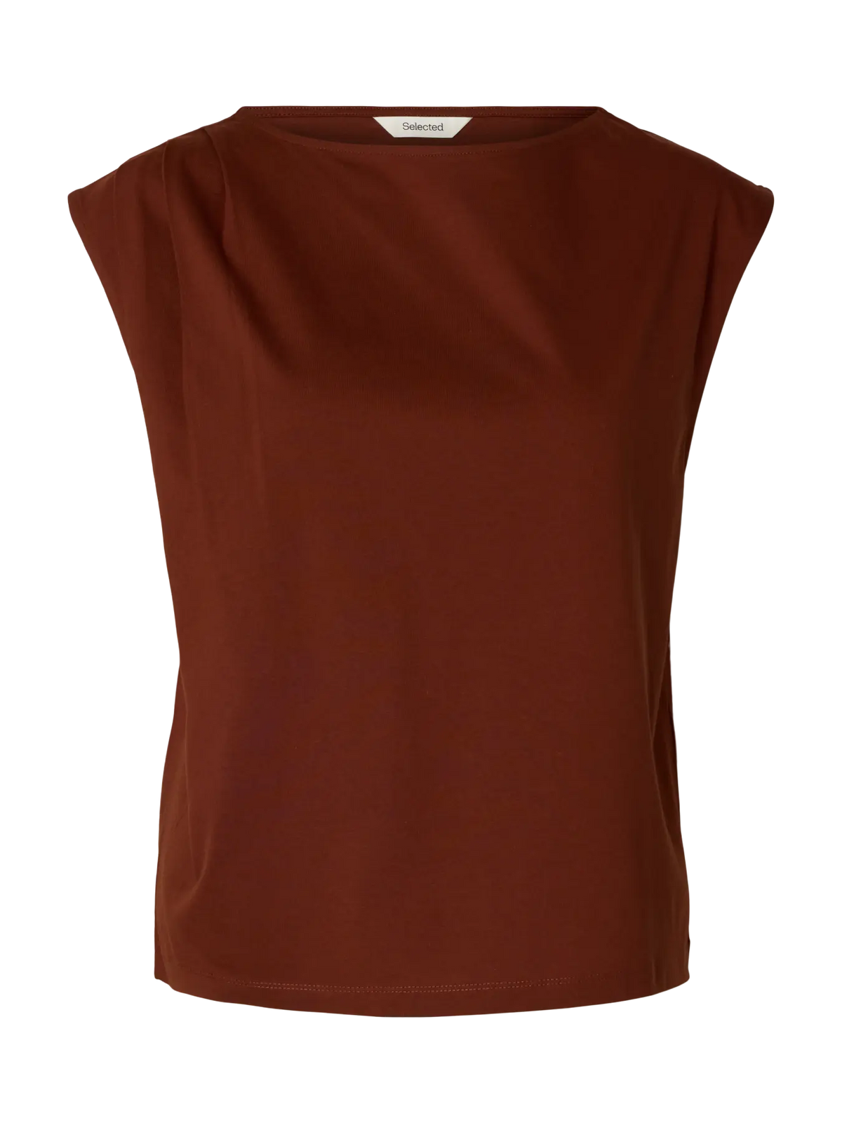 Calli Sl Top - Cherry Mahogany