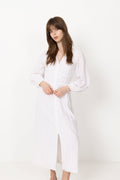 Alto Embroidery Dress - Vit