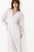 Alto Embroidery Dress - Vit
