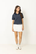 Signature Logo Polo - Dark Navy/White