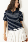 Signature Logo Polo - Dark Navy/White