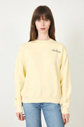 Avenue Crewneck - Almond Navy