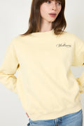 Avenue Crewneck - Almond Navy