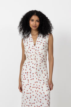 Mariscc Flower Dress - Off White