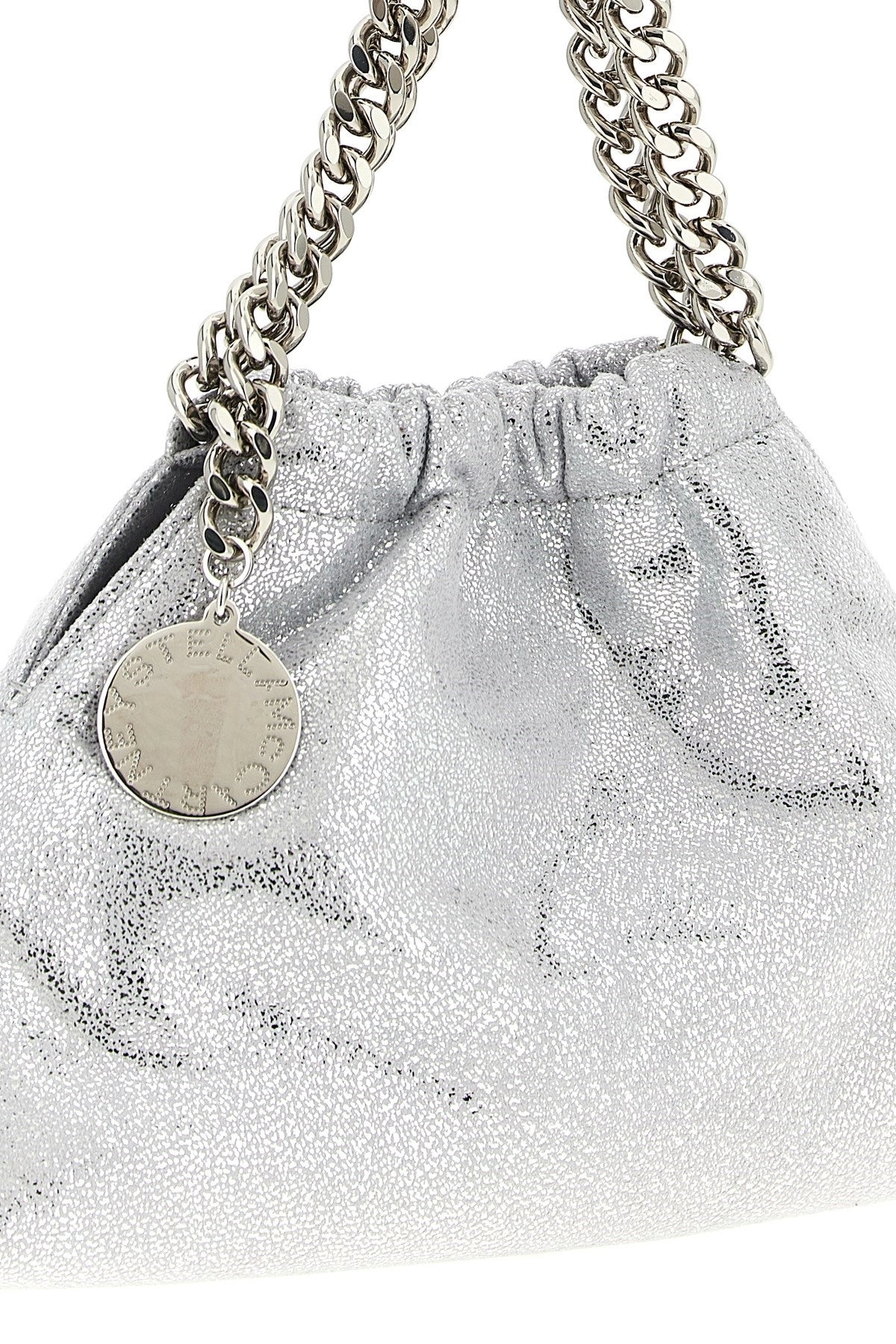 Stella McCartney Falabella Mini Drawstring Bag - Silver