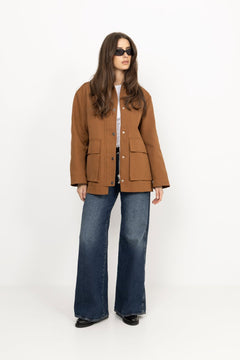Heavy Twill Jacket - Cinnamon Swirl