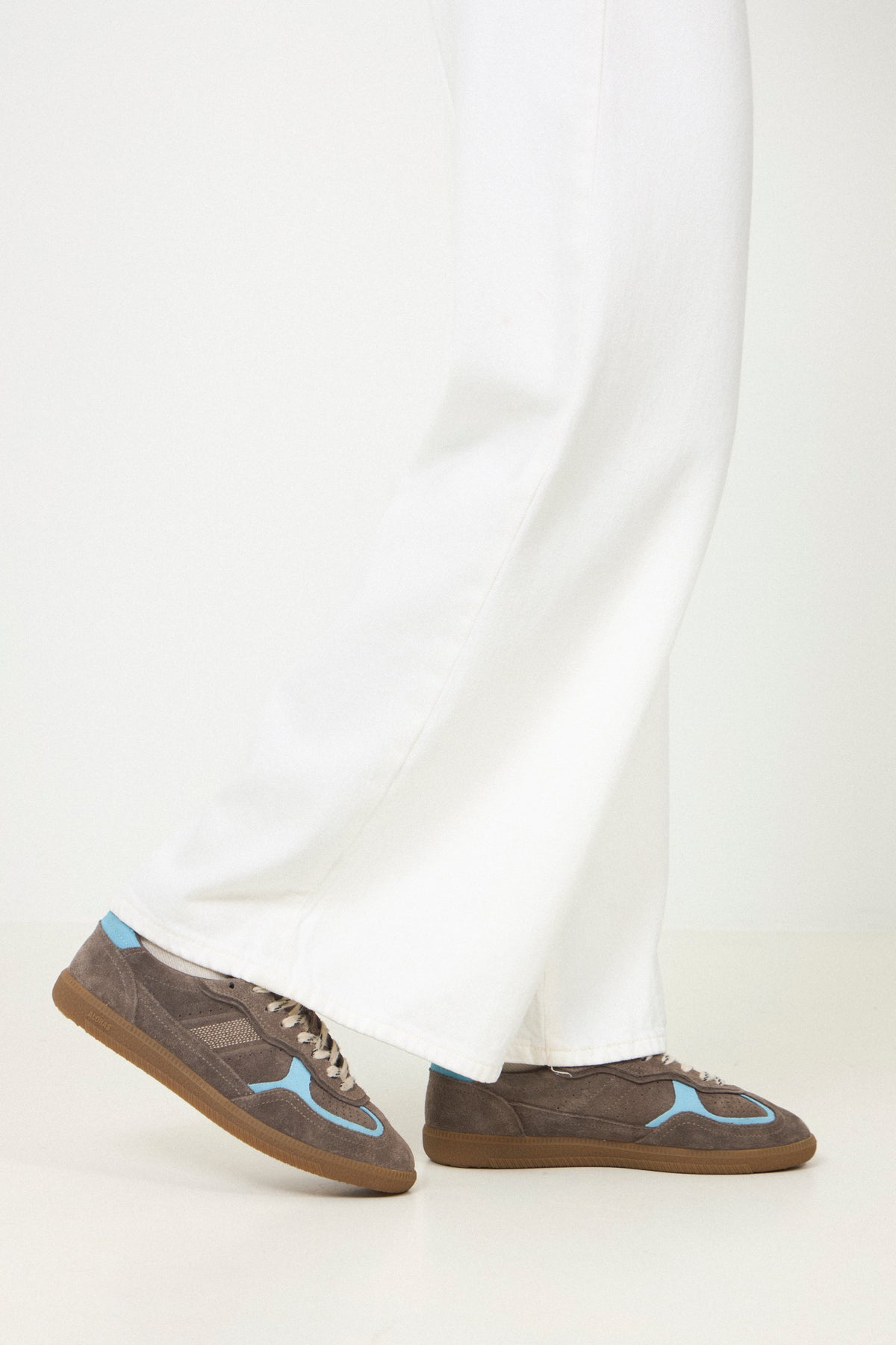 Tb.490 Leather Sneakers - Rife Taupe Cornflower Blue