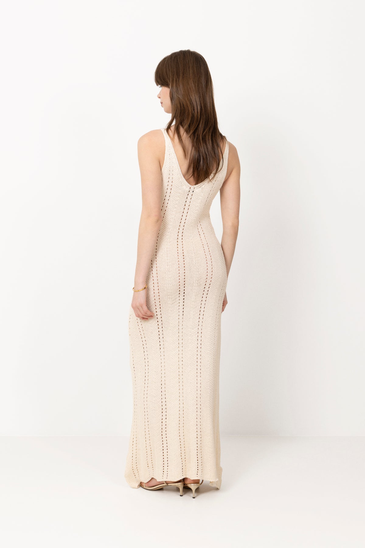 N-Marissa Knit Dress - Offwhite