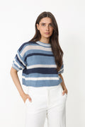 N-Marian Knit - Daya Blue Stripe