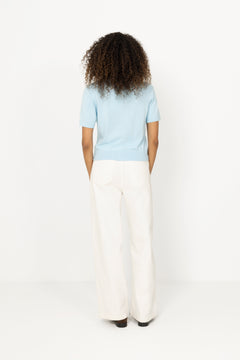 N-Maxine Ss Knit - Air Blue